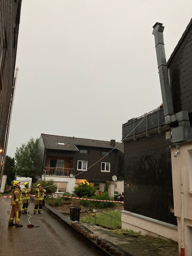 FW-DT: 10 Eins&auml;tze w&auml;hrend Gewitterlage