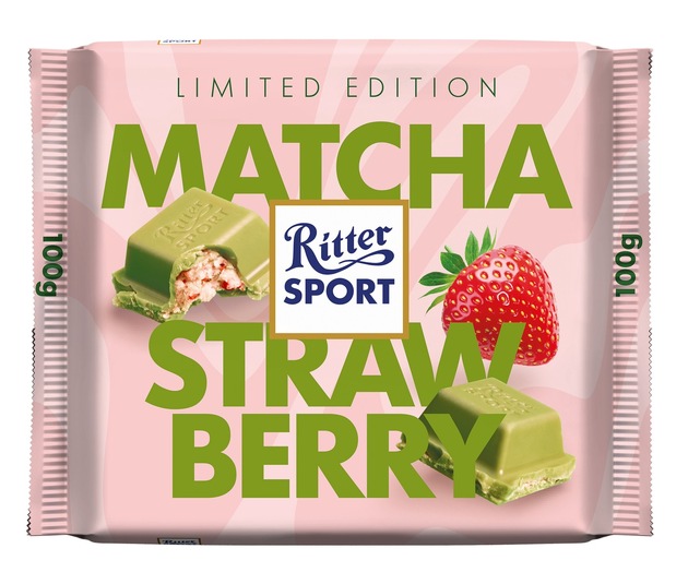 Einfach unwiderstehlich: Matcha trifft Erdbeere