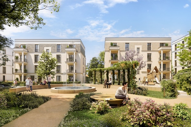 Neue Mitte Hohen Neuendorf: BAUWERT AG feiert Richtfest für Quartier „Der Wildbergplatz“