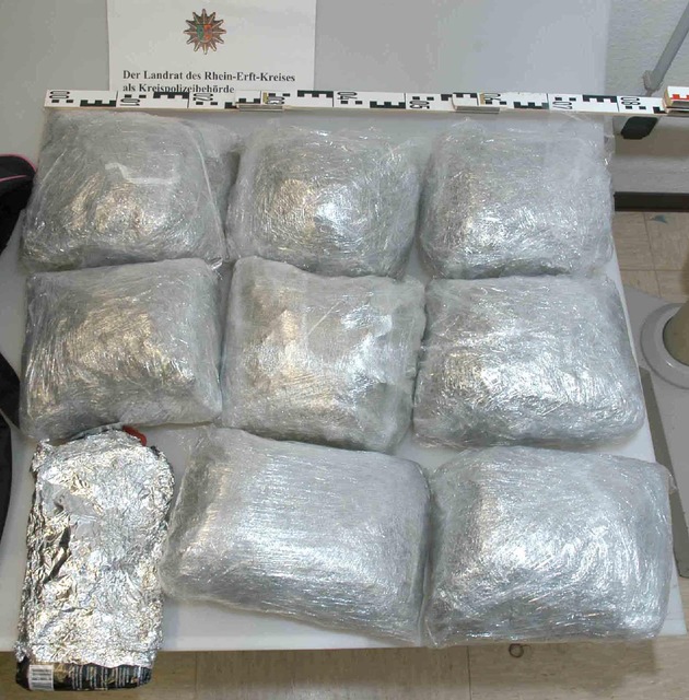 POL-REK: Mit fünf Kilogramm Betäubungsmittel festgenommen
