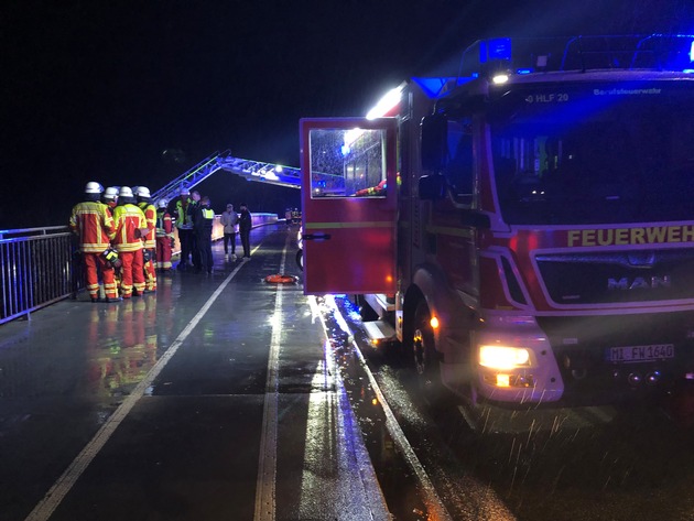 FW Minden: Wasserrettungseinsatz am Abend