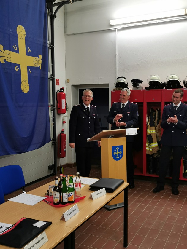 FW Eutin: Ortswehrführung der Feuerwehr Fissau- Sibbersdorf wieder komplett
