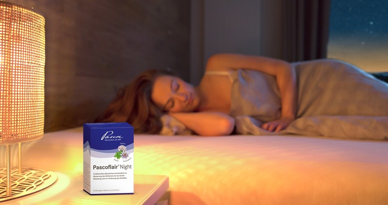 Pascoflair® Night: Dreifach pflanzlich für einen traumhaften Schlaf