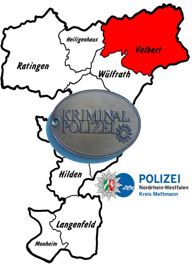 POL-ME: Gestohlener Motorroller aufgefunden - Polizei sucht weiter Tatzeugen - Velbert - 1908056