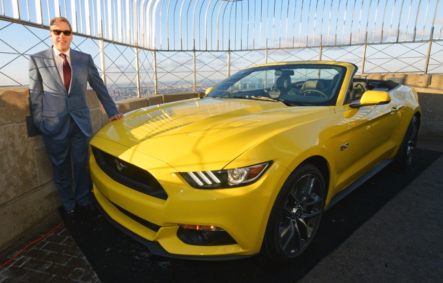 50 Jahre Ford Mustang: Spektakuläre Geburtstagsfeier auf dem Empire State Building - Links auf Bilder und Videos