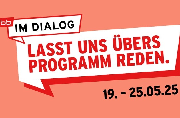 Austausch und persönliche Begegnungen: rbb-Dialogwoche startet wieder am 19. Mai 2025