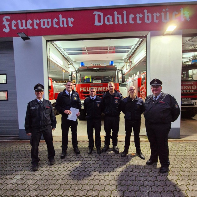 FW Schalksmühle: Neue Einheitsführung für die Löschgruppe Dahlerbrück