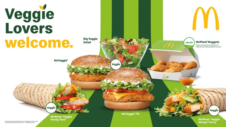 McDonald's Deutschland: Veggie Lovers welcome: McDonald's Deutschland startet mit neuer vegetarischer Plattform in das Jahr 2026!