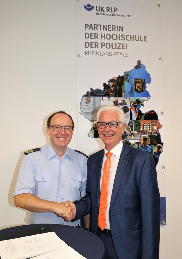 HDP-RP: Unfallkasse Rheinland-Pfalz und Hochschule der Polizei schließen Kooperationsvereinbarung