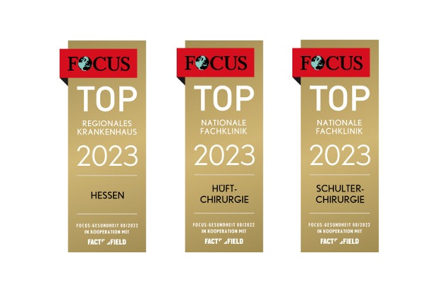 Pressemeldung: Focus Gesundheit kürt Schön Klinik Lorsch mit drei Auszeichnungen