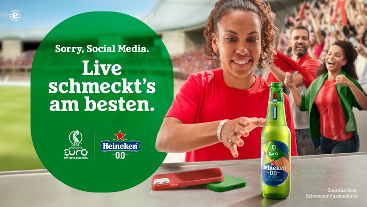 UEFA Women&apos;s EURO: Heineken spannt mit Coumba Sow zusammen