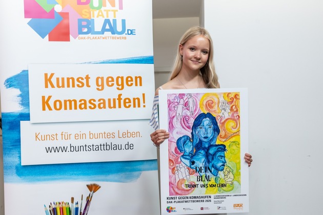 Nach Landessieg: Sch&uuml;lerin aus Schulzendorf belegt dritten Platz beim Bundeswettbewerb &bdquo;bunt statt blau&ldquo;