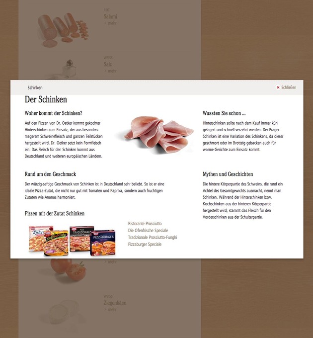 Jetzt wird's bunt! / Transparenz, Geschmacksvielfalt und Pizza-Produktion - die neue Dr. Oetker Themenwelt Pizza stellt sich vor (FOTO)