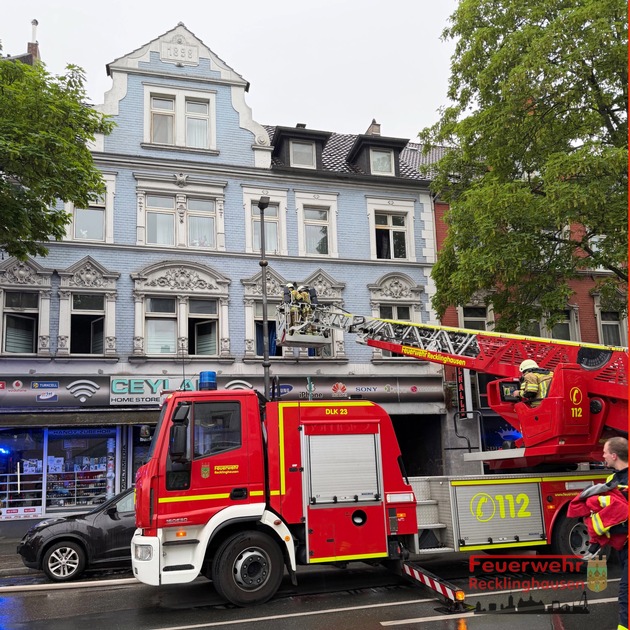 FW-RE: Wohnungsbrand in Recklinghausen-S&uuml;d