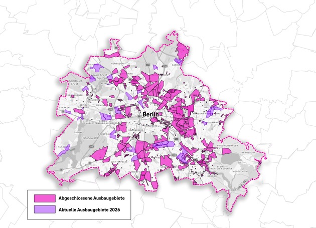 Fr&uuml;her als geplant: Telekom knackt 1-Million-Marke beim Glasfaserausbau in Berlin