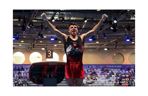 Silber für Luca Murabito im Kunstturnen Sprungfinal