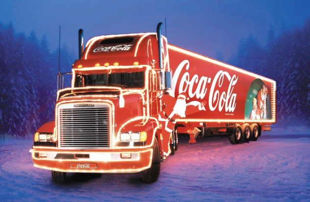Der Coca-Cola Weihnachtstruck tourt wieder