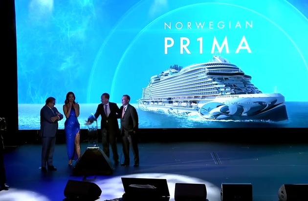 Hallo Europa, hallo Welt: Norwegian Cruise Line begrüßt ganz offiziell die Norwegian Prima