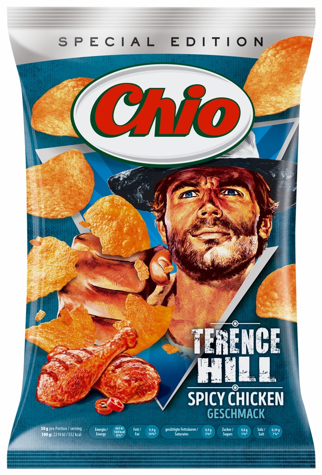 Zwei sind nicht zu bremsen: Die neue Chio Chips Limited Edition Bud Spencer &amp; Terence Hill