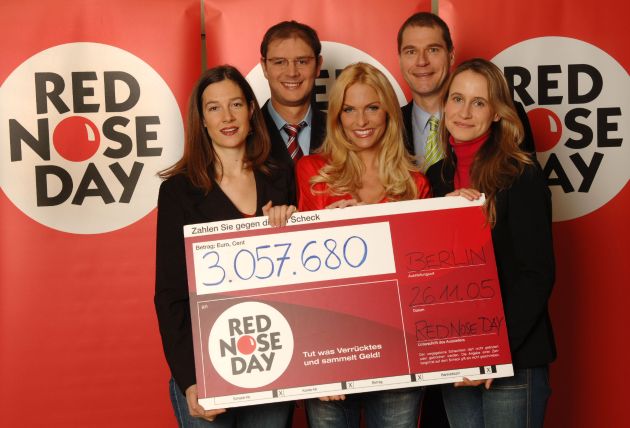 RED NOSE DAY 2005: Über drei Millionen Euro für Kinder in Not