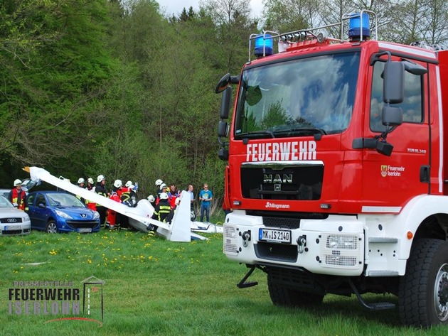 FW-MK: Segelfulgzeug abgestürzt