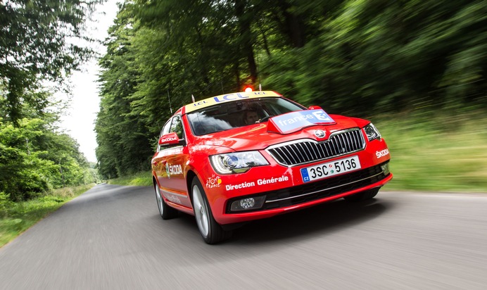 SKODA zum elften Mal Sponsor der Tour de France (FOTO)