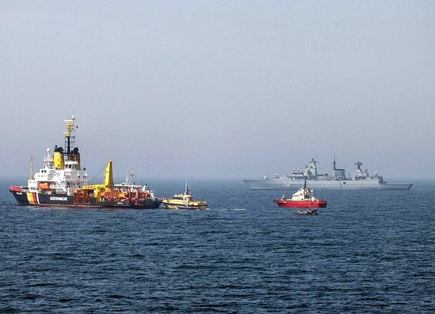 Fregatte &quot;Mecklenburg-Vorpommern&quot; kehrt vom Einsatz- und Ausbildungsverband zurück (FOTO)