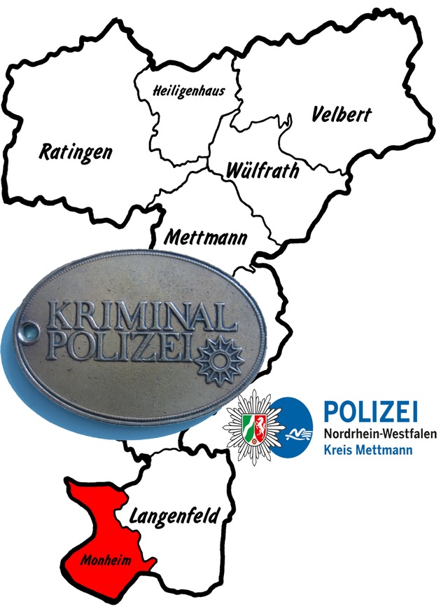 POL-ME: Baustellendiebstahl am Wochenende - fast 500 Kilo schwere Rüttelplatte wurde gestohlen - Monheim - 2201096