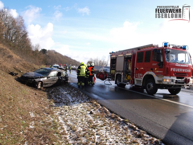 FW-MK: Tödlicher Unfall auf der Autobahn 46