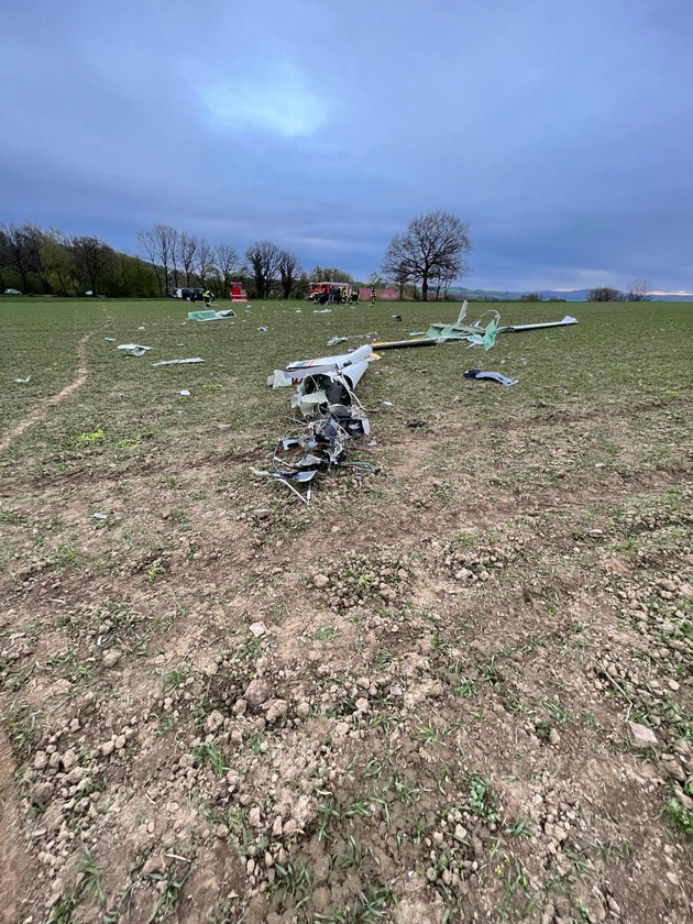 FW Horn-Bad Meinberg: Pilot bei Absturz eines Segelflugzeuges tödlich verunglückt
