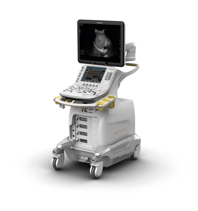 Hitachi Aloka will present the ARIETTA V70*1 with enhanced Elastography functions