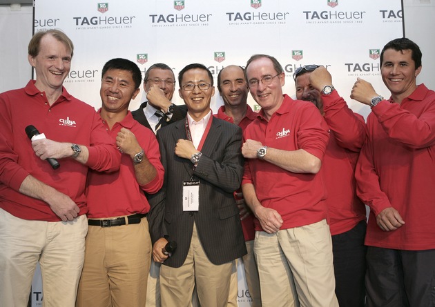 TAG Heuer, offizieller Zeitnehmer und Lieferant des China Team für den America&#039;s Cup 2007