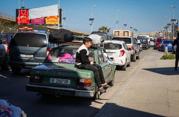 Islamic Relief Deutschland e.V.: Die Krise im Nahen Osten weitet sich weiter aus / Massenflucht im Libanon k&ouml;nnte 1 Million Menschen betreffen