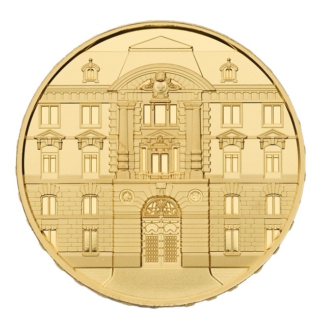 Ausgabe der neusten Sondermünze: 120-jähriges Swissmint-Gebäude in Gold