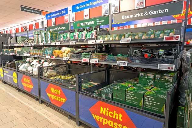 Maximale Orientierung mit den Non Food-Themenwelten: Lidl ordnet den Non Food-Bereich deutschlandweit neu