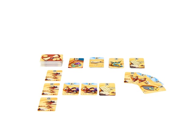 Saqqara: Verborgene Schätze im Wüstensand - Taktisches Kartenspiel von Piatnik