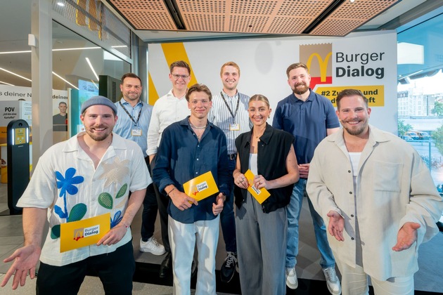 Traktor trifft TikTok: Der zweite &quot;Burger Dialog&quot; von McDonald&apos;s Deutschland setzt neue Impulse für die Zukunft der heimischen Landwirtschaft