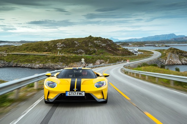 Neues Video: Ford GT auf der Atlantikstraße in Norwegen, inklusive Rekordfahrt auf nördlichster Rennstrecke der Welt