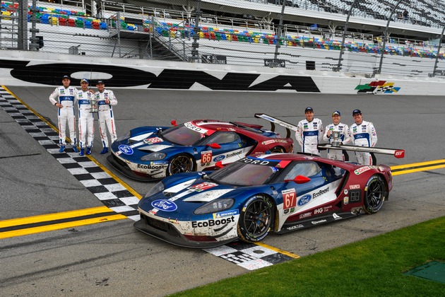 Ford Chip Ganassi Racing macht mit dem Ford GT Jagd auf den dritten Daytona-Sieg in Folge