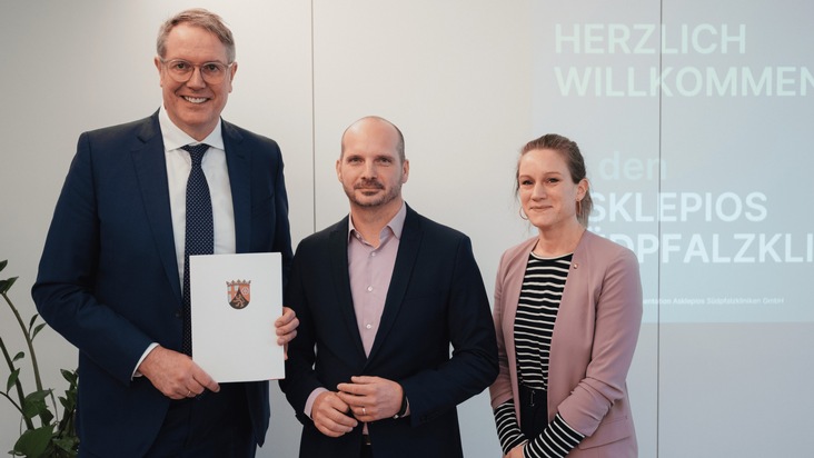 Ministerpr&auml;sident besucht Asklepios S&uuml;dpfalzkliniken - zehn Millionen Euro F&ouml;rdermittel f&uuml;r Neubau &uuml;bergeben
