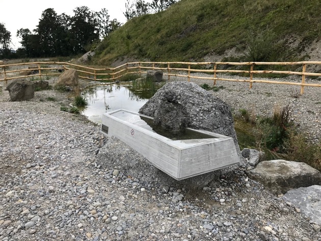 Brunnen für die Gemeinde Jonschwil nach erfolgreicher Rekultivierung