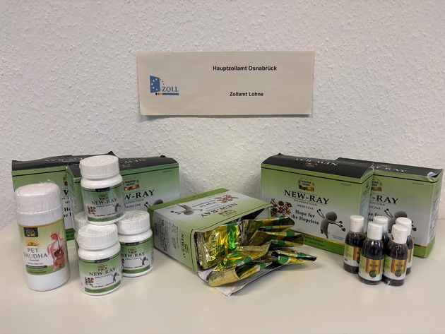 HZA-OS: Osnabrücker Zöllner stoppen Arzneimittelsendungen aus Indien und Südkorea
