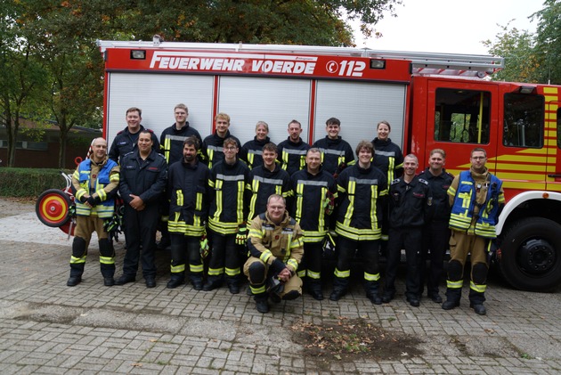 FW Voerde: Herzlichen Glückwunsch zur bestandenen Prüfung