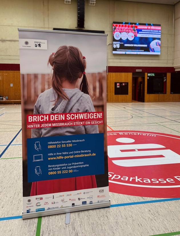 POL-DA: Bensheim: #ANWURF - Gemeinsam für Kinder- und Jugendschutz in Sportvereinen - Infoveranstaltung in der Weststadthalle