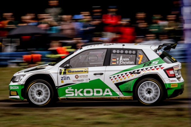 Starker zweiter Platz in Tschechien: Fabian Kreim verteidigt U28-Führung in der Rallye-EM (FOTO)