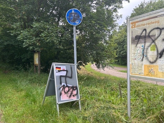 POL-PIOPP: Hakenkreuzschmierereien in Undenheim und Friesenheim - Zeugen gesucht