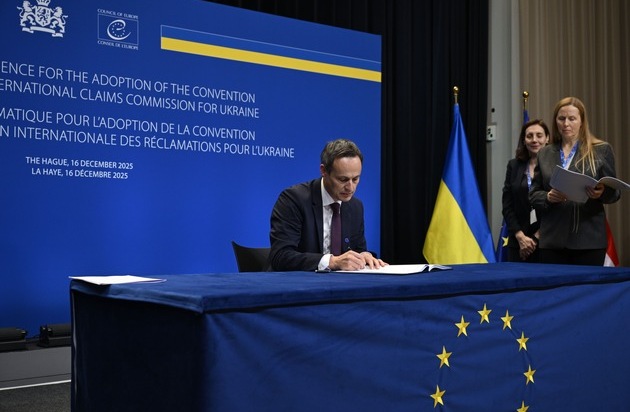 F&uuml;rstentum Liechtenstein: Liechtenstein unterzeichnet &Uuml;bereinkommen zur Errichtung einer Schadenskommission f&uuml;r die Ukraine