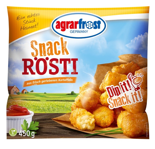 Agrarfrost Snack Rösti zum Dippen und Crunchen