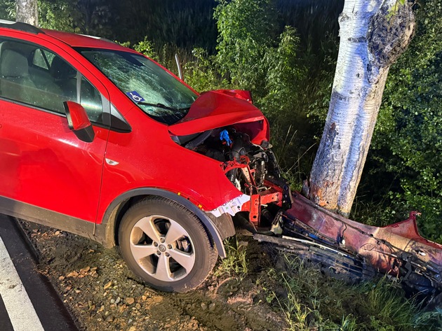 POL-STD: 83-jähriger Autofahrer bei Unfall auf der Landesstraße 124 tödlich verletzt