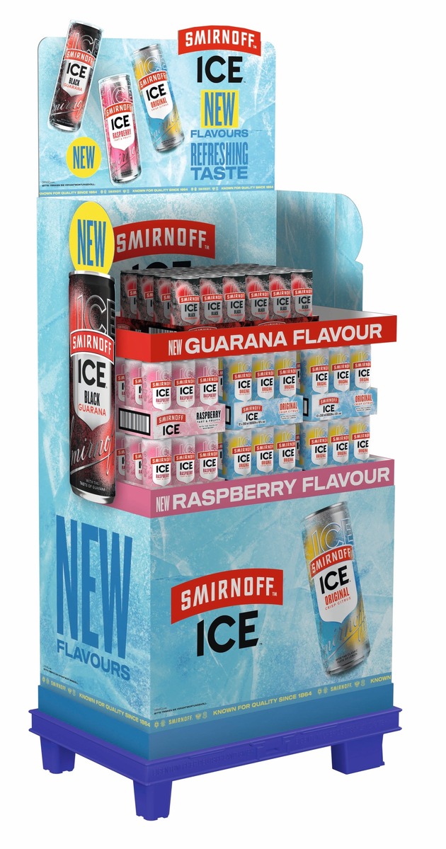 DIAGEO PM: NEU! SMIRNOFF ICE RASPBERRY